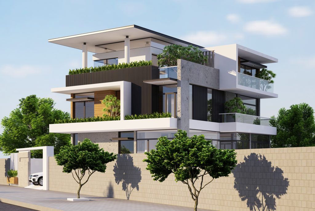 Phối cảnh nhà phố tại Khánh Hòa