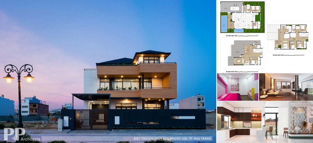 Không gian kiến trúc hiện đại – Khi cái đẹp hòa quyện cùng công năng 5 Thiết kế biệt thự Tuy Hòa Phú Yên - Kiến Trúc PP
