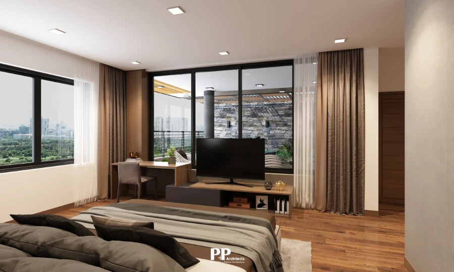 Mẫu villa xanh cao cấp gần gũi thiên nhiên
