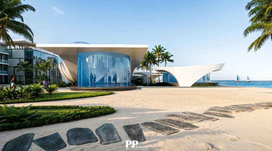 Thiết kế villa xanh Nha Trang với kiến trúc ven biển mở và cảnh quan nhiệt đới