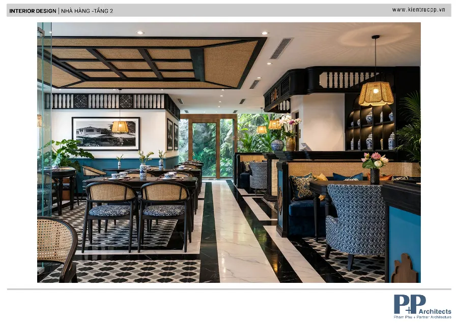 Công Ty Thiết Kế Villa Tại Nha Trang: 10 Tiêu Chí Kinh Nghiệm Được Đo Bằng Giá Trị Của Công Trình 15 Công ty thiết kế villa tại Nha Trang Kiến Trúc PP với kinh nghiệm thiết kế nội thất nhà hàng cao cấp