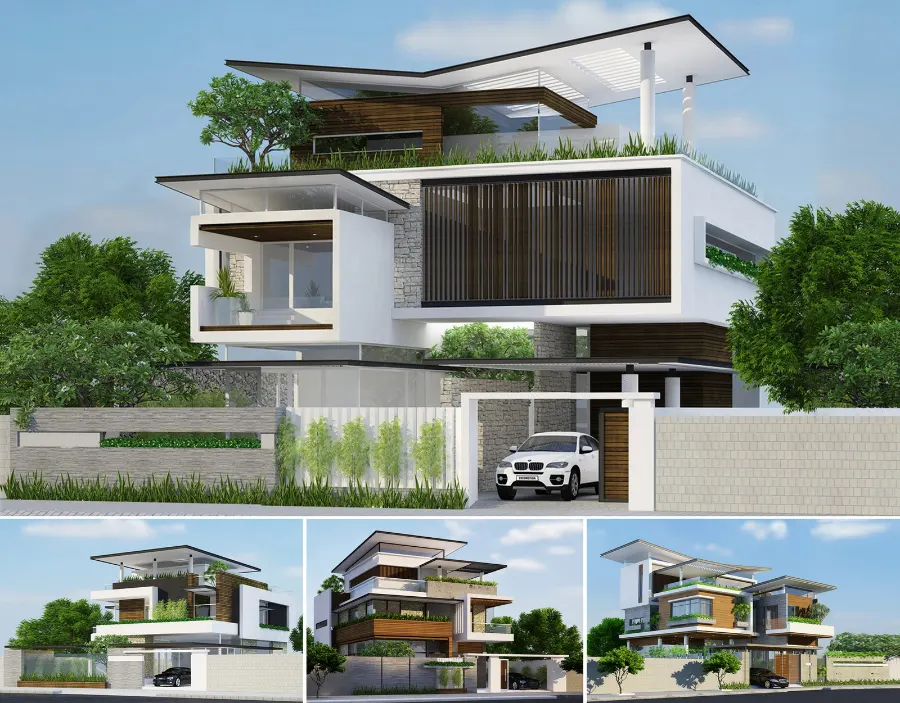 Công Ty Thiết Kế Villa Tại Nha Trang: 10 Tiêu Chí Kinh Nghiệm Được Đo Bằng Giá Trị Của Công Trình 6 Công ty thiết kế villa tại Nha Trang Kiến Trúc PP với nhiều phương án kiến trúc villa hiện đại