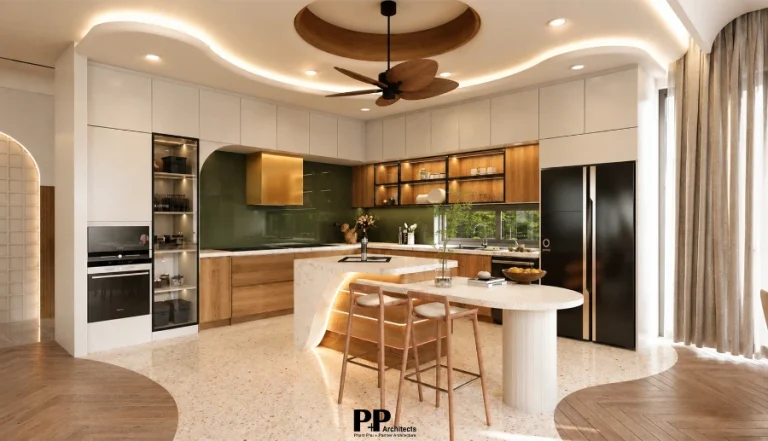 Công Ty Thiết Kế Villa Uy Tín Nha Trang: 6 Tiêu Chí Lựa Chọn Đơn Vị Phù Hợp 20 Thiết kế bếp villa Nha Trang với đảo bếp và vật liệu gỗ hiện đại