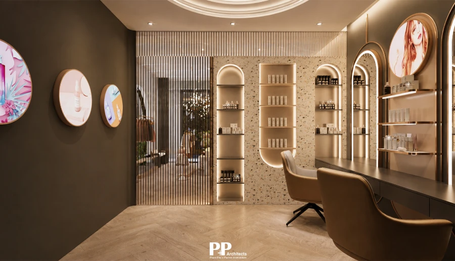Thiết Kế Trọn Gói Villa Xanh Nha Trang: Kiến Trúc PP Và Tương Lai Của Không Gian Sống Bền Vững 2026 8 Thiết kế trọn gói villa xanh Nha Trang với phòng makeup cao cấp, ánh sáng trang trí và vật liệu tinh tế