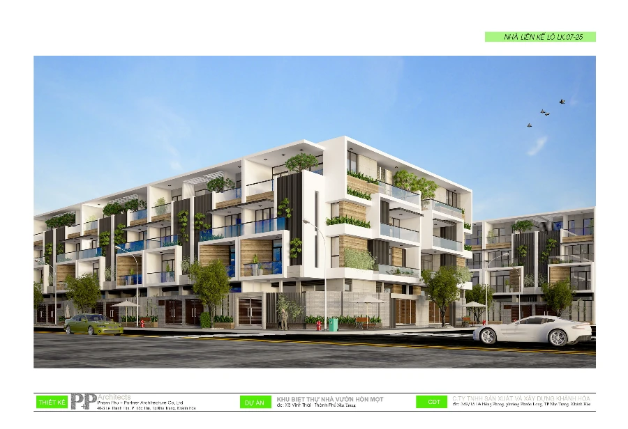 Thiết kế villa biệt thự Nha Trang trên khu đất đô thị trong bối cảnh nhà ở có mật độ xây dựng cao