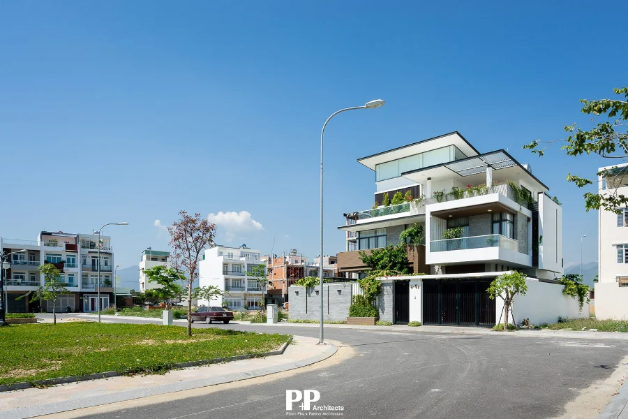 Thiết kế villa xanh trọn gói khác gì thiết kế từng phần? 3 Thiết kế villa xanh trọn gói với kiến trúc biệt thự hiện đại trên khu đất góc