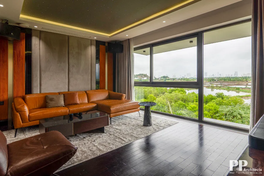 Thiết kế villa biệt thự Nha Trang có sân trong với không gian thư giãn mở về cảnh quan tự nhiên