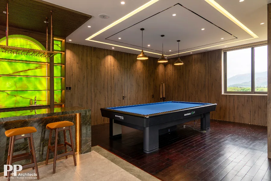 Thiết kế villa biệt thự Nha Trang theo khí hậu với không gian giải trí tận dụng ánh sáng tự nhiên